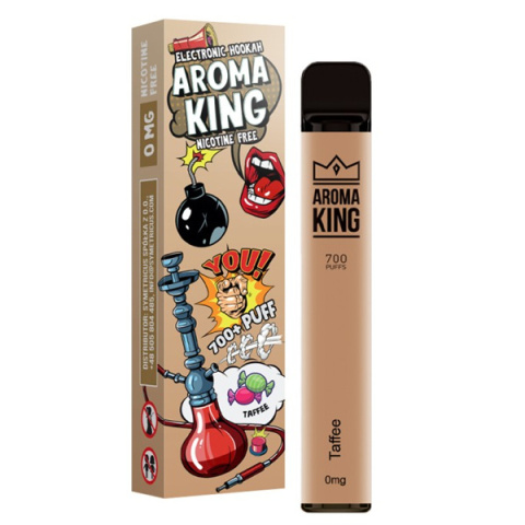 Aroma King Hookah 700+ 0mg - Taffee | E-LIQ