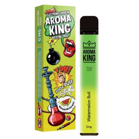 Aroma King Hookah 700+ 0mg Watermelon Bull | E-LIQ