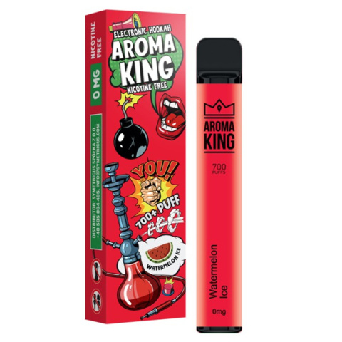 Aroma King Hookah 700+ 0mg- Watermelon Ice | E-LIQ