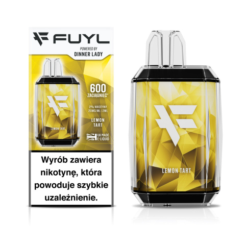 Dinner Lady FUYL - Lemon Tart - 600 puffs 20 MG | E-LIQ