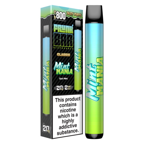 Jednorazowy e-papieros Frunk Bar 20mg - Mint Mania