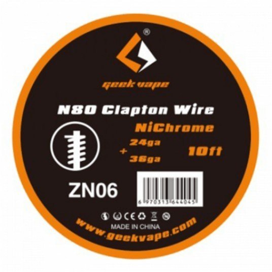Drut Geekvape - N80 Clapton Wire 24ga+36ga 3m ZN06
