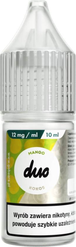 Duo Nicotine 10ml - Mango Kokos 12mg