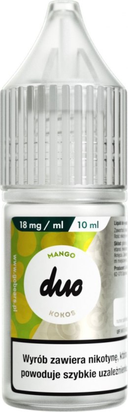 Duo Nicotine 10ml - Mango Kokos 18mg
