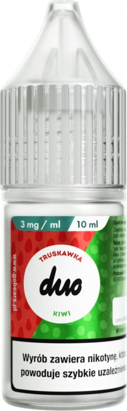 Duo Nicotine 10ml - Truskawka Kiwi 3mg