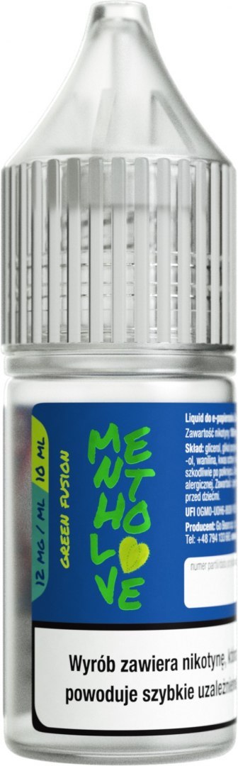 Liquid Mentholove Nicotine Green Fusion - 12mg