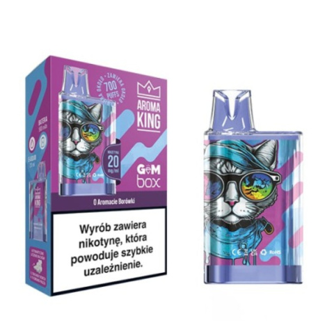 Aroma King GEM BOX - Blueberry Ice - 700 puffs 20mg | E-LIQ