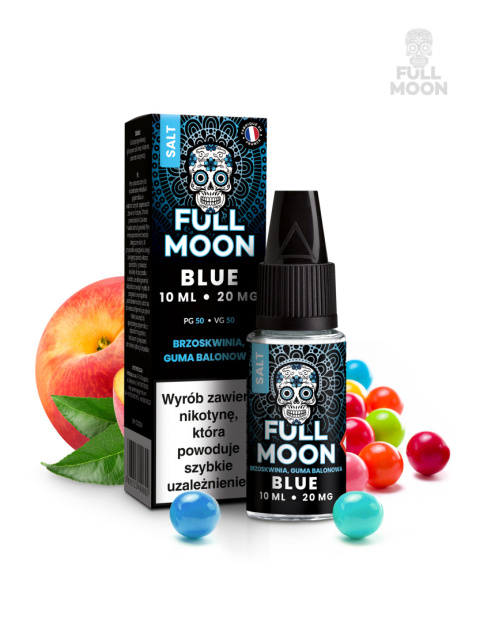 Liquid Full Moon Salt - BLUE - 20 mg 10 ml | E-LIQ