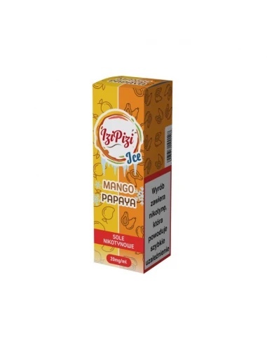 Liquid Izi Pizi Salt Mango Papaya Ice 20 mg 10 ml | E-LIQ