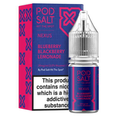 Liquid Pod Salt Nexus - Blueberry Blackberry Lemonade - 10ml - 20mg | E-LIQ