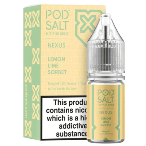 Liquid Pod Salt Nexus - Lemon Lime Sorbet - 10ml - 20mg | E-LIQ