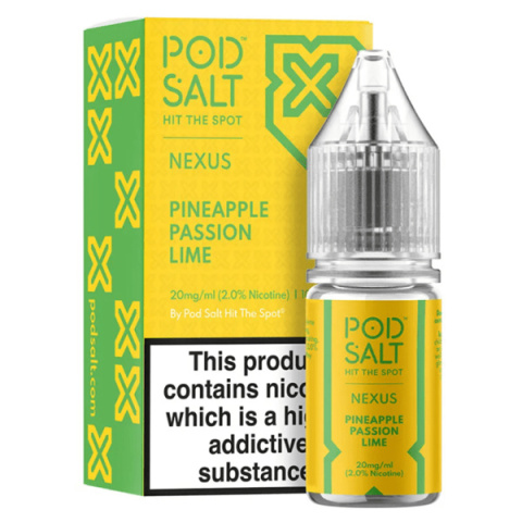 Liquid Pod Salt Nexus - Pineapple Passion Lime - 10ml - 20mg | E-LIQ
