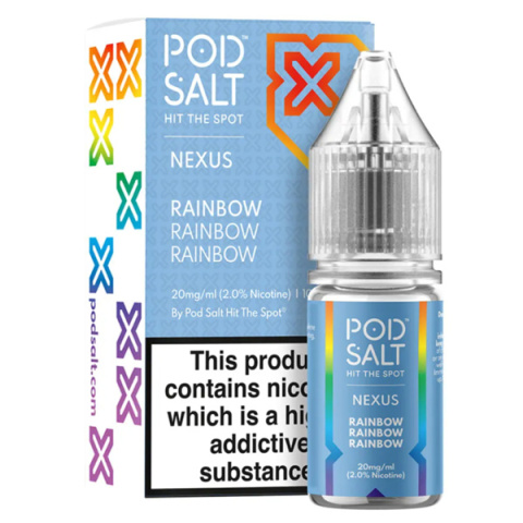 Liquid Pod Salt Nexus - Rainbow - 10ml - 20mg | E-LIQ