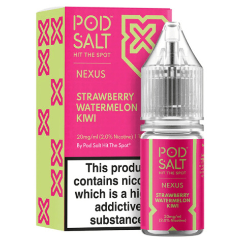 Liquid Pod Salt Nexus - Strawberry Watermelon Kiwi - 10ml - 20mg | E-LIQ