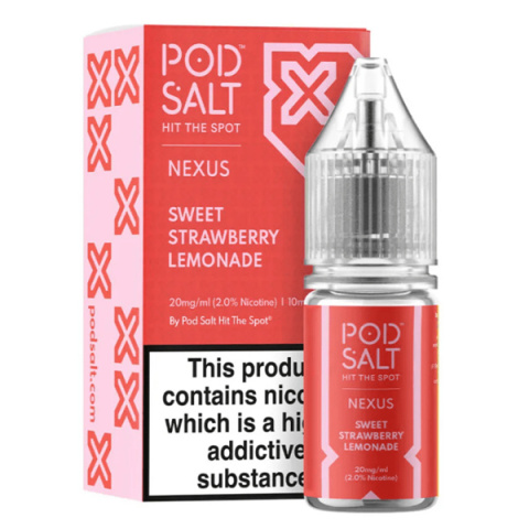 Liquid Pod Salt Nexus - Sweet Strawberry Lemonade - 10ml - 20mg | E-LIQ