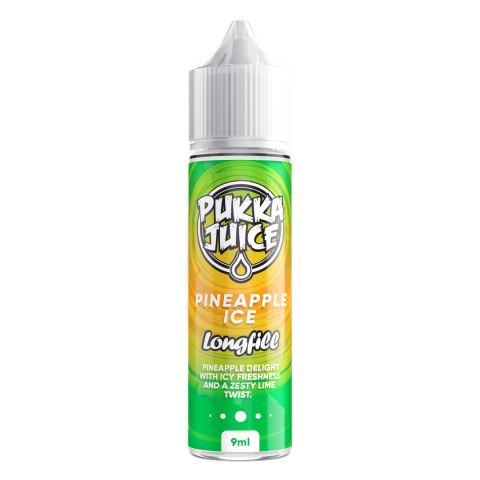 Longfill Pukka Juice 9/60ml - Pineapple Ice | E-LIQ