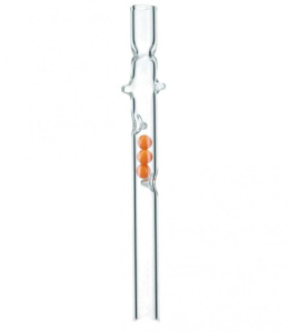 Lufka szklana S2 Neon Orange Spherule Strait 12cm