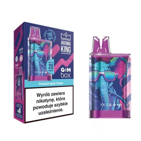 Aroma King GEM BOX - Blueberry Pomegranate - 700 puffs 20mg | E-LIQ