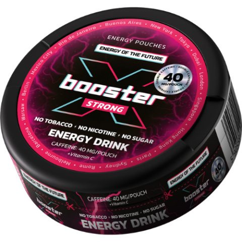 Woreczki kofeinowe X-BOOSTER Energy Drink 40mg | E-LIQ