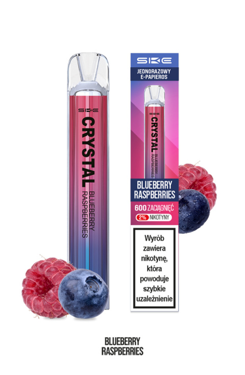 SKE Crystal - Blueberry Raspberries 600 puffs 20 mg | E-LIQ