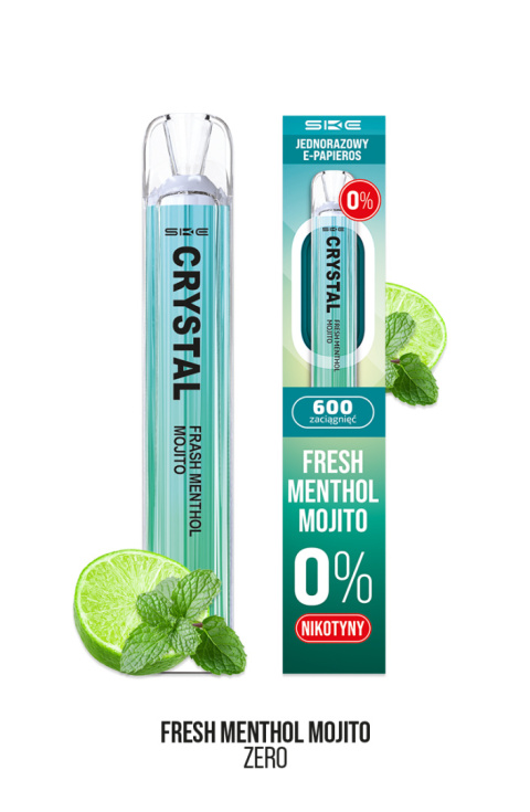 SKE Crystal - Fresh Menthol Mojito 600 puffs 0 mg | E-LIQ