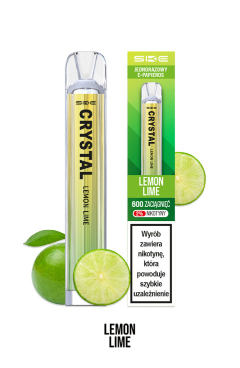 SKE Crystal - Lemon Lime 600 puffs 20 mg | E-LIQ