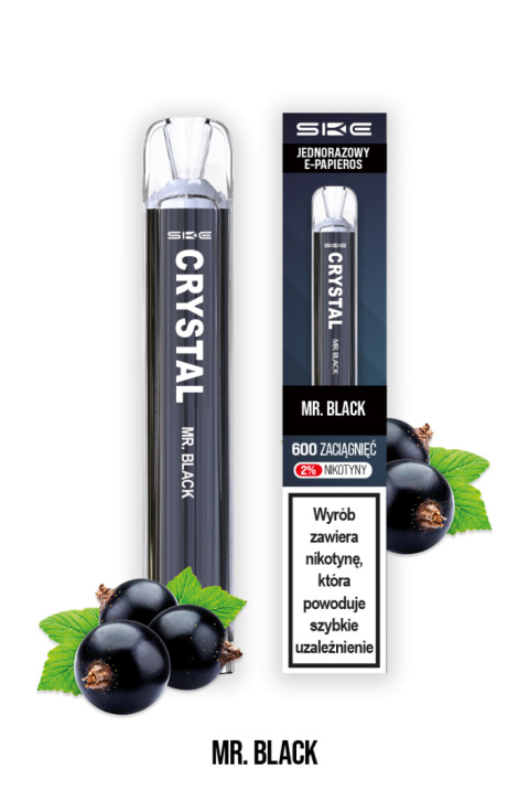 SKE Crystal - Mr. Black 600 puffs 20 mg | E-LIQ