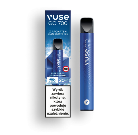 Vuse Go - Blueberry Ice - 20mg - 500 puffs | E-LIQ
