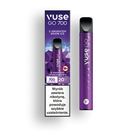 Vuse Go - Grape Ice - 20mg - 500 puffs | E-LIQ