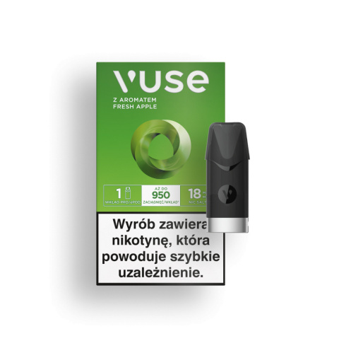 Wkład Vuse Pro - Fresh Apple 18mg/ml | E-LIQ