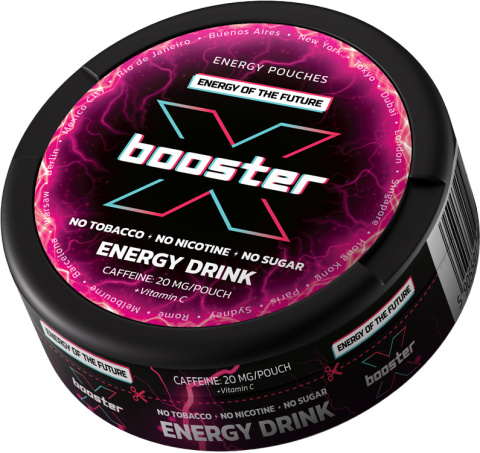 Woreczki kofeinowe X-BOOSTER Energy Drink 20mg | E-LIQ