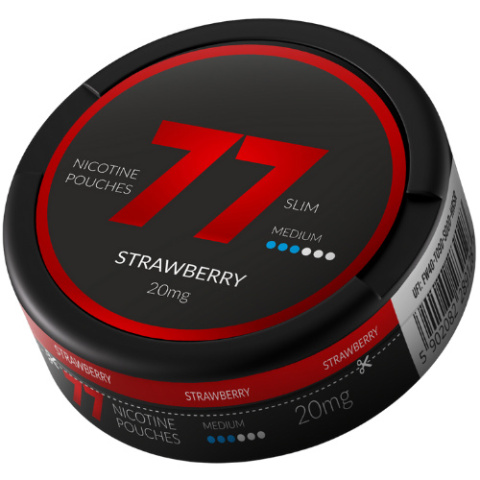 Woreczki nikotynowe 77 Strawberry 20mg | E-LIQ