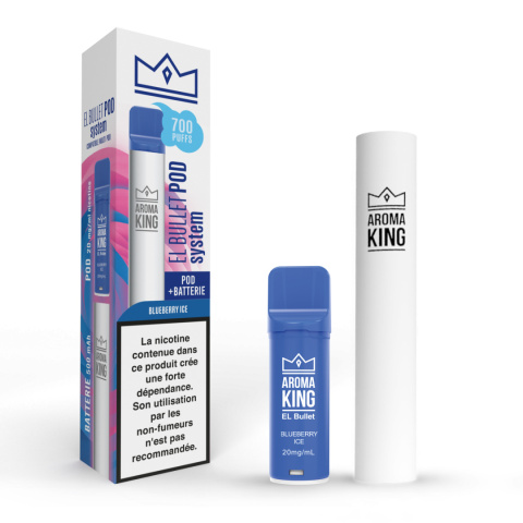 Aroma King El Bullet - Bateria + Wkład Blueberry Ice | E-LIQ