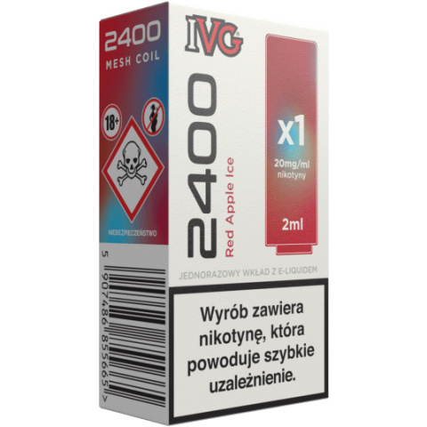 IVG 2400 Pod Red Apple Ice 20mg 2ml | E-LIQ