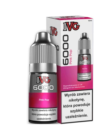 IVG 6000 Salt Pink Pop 20 mg 10 ml | E-LIQ