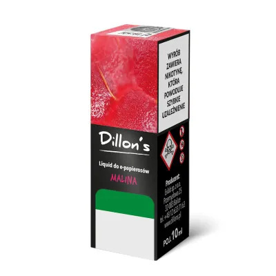 Liquid Dillon's 10ml - Malina 12MG | E-LIQ