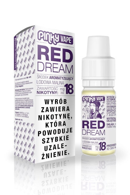 Liquid Pinky Vape Red Dream 18mg 10ml | E-LIQ