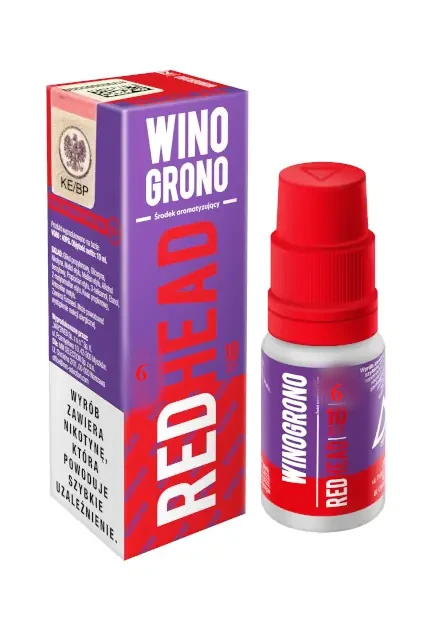 Liquid RedHead Winogrono 6mg 10ml | E-LIQ