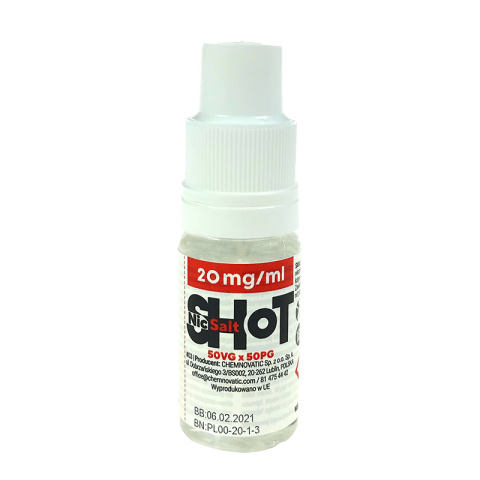 NicSalt Shot 20mg - 10 ml | E-LIQ