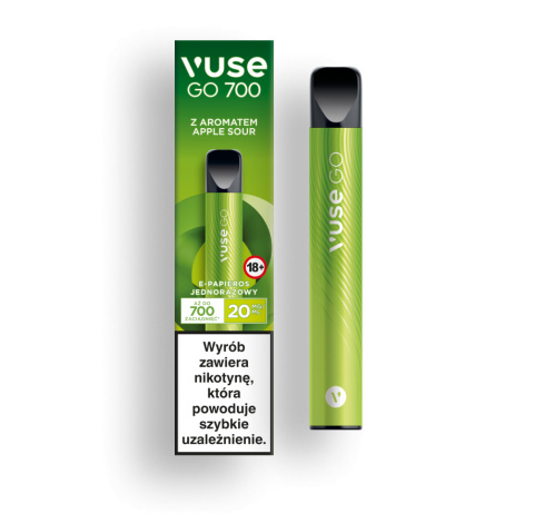 Vuse Go - Apple Sour - 20mg - 700 puffs | E-LIQ