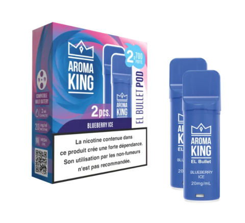 Wkład Aroma King EL Bullet - 2x Blueberry Ice | E-LIQ