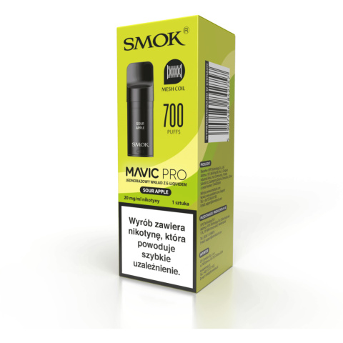 Wkład Smok Mavic PRO 2ml - Sour Apple | E-LIQ