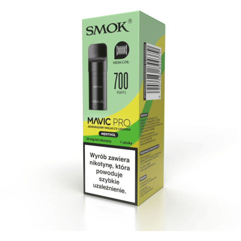 Wkład Smok Mavic Pro 2ml - Menthol 20mg | E-LIQ