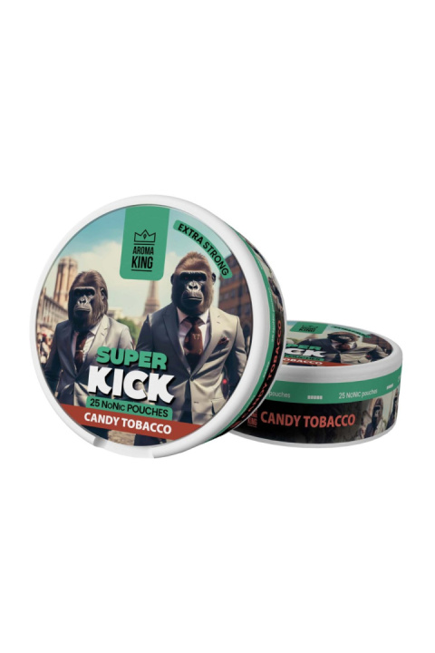 Woreczki Nikotynowe Aroma King Super Kick - Candy Tobacco 5mg NoNic | E-liq