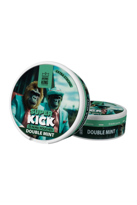 Woreczki Nikotynowe Aroma King Super Kick - Double Mint 5mg NoNic | E-liq