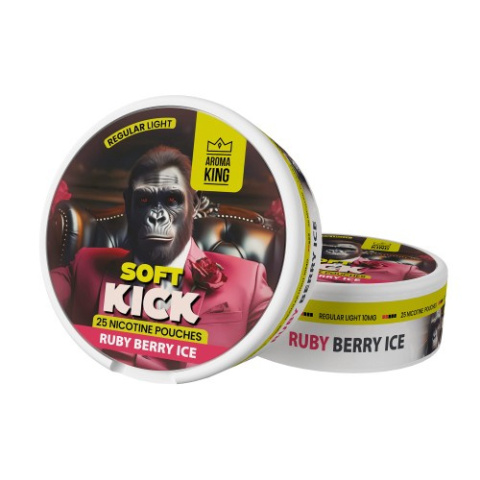 Woreczki Nikotynowe Aroma King Soft Kick - Ruby Berry Ice 10mg | E-LIQ