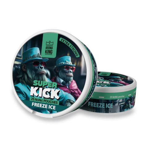 Woreczki Nikotynowe Aroma King Super Kick - Freeze Ice 5mg NoNic | E-liq