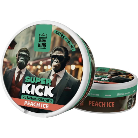 Woreczki Nikotynowe Aroma King Super Kick - Peach Ice 5mg | E-liq