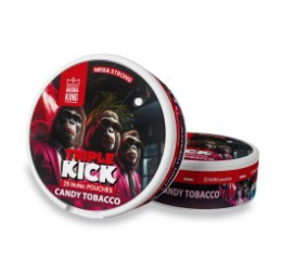 Woreczki Nikotynowe Aroma King Tripple Kick - Candy Tobacco 20mg NoNic