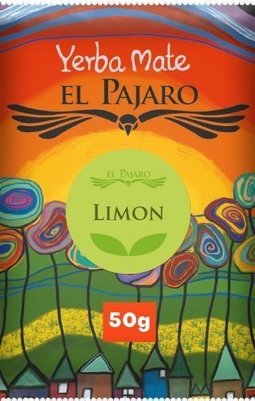 Yerba Mate El Pajaro Limon 50g | E-LIQ